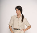 Camicia cropped Sahara style