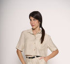 Camicia cropped Sahara style