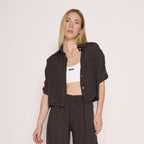 Camicia in lino fresca e morbida