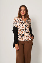 Camicia fantasia animalier