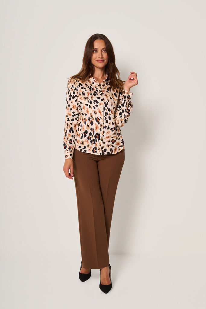 Camicia fantasia animalier