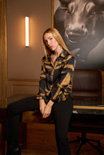 Carica l&#39;immagine nel visualizzatore di Gallery, Camicia donna fantasia geometrica
