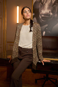 Blusa con lati arricciati