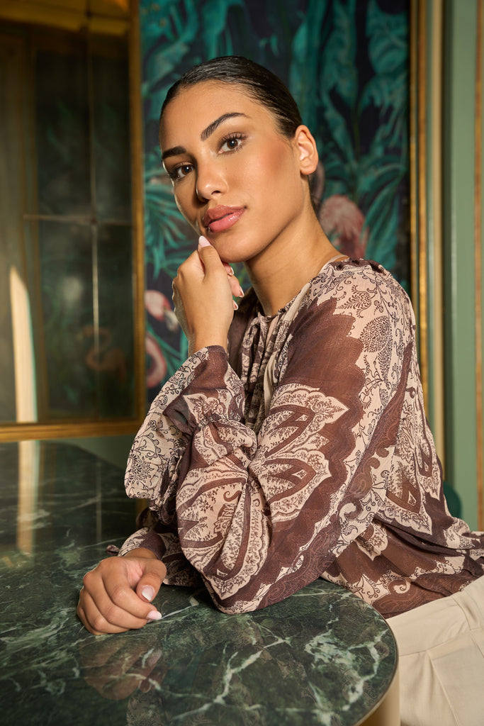 Camicia fantasia paisley