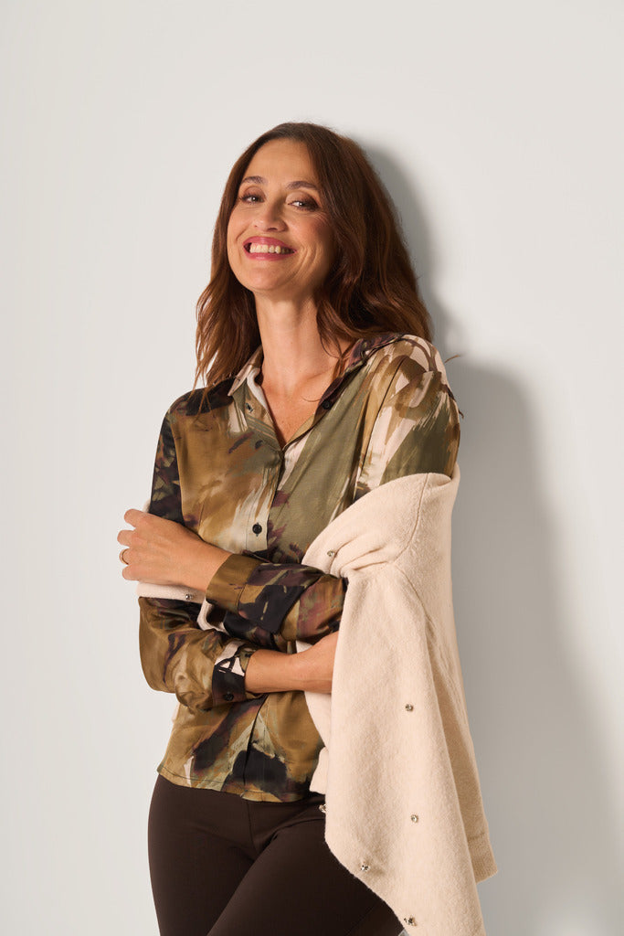 Camicia fantasia donna
