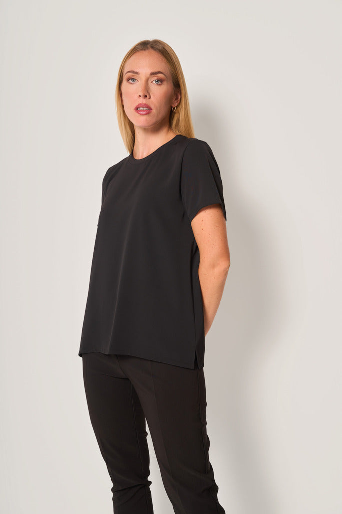Blusa in tessuto camicia