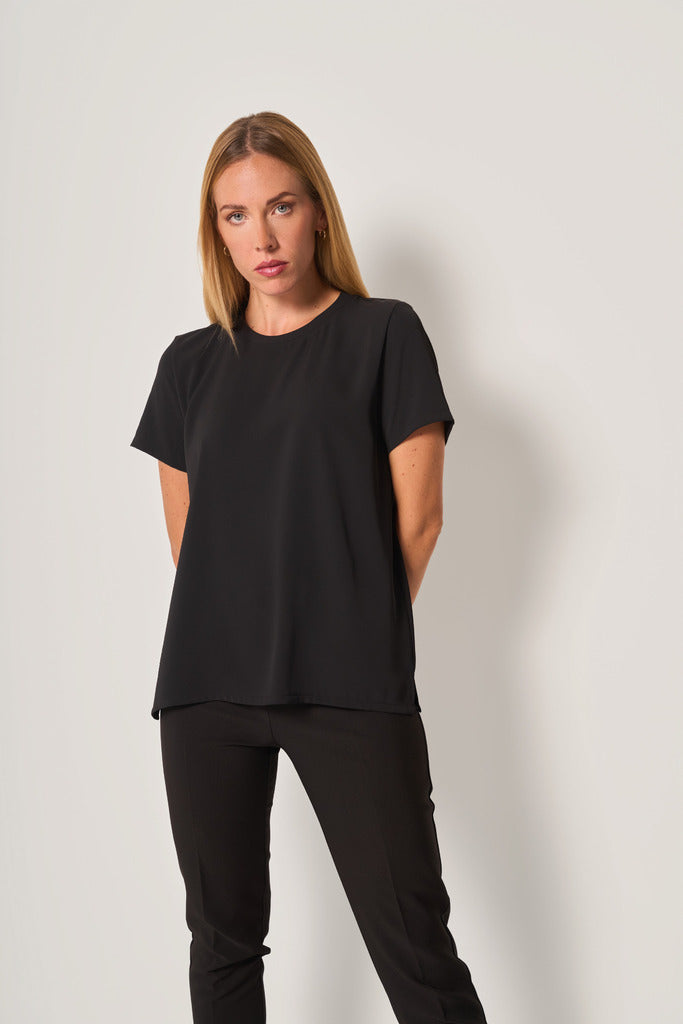 Blusa in tessuto camicia