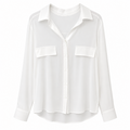 Maglia rigata con maniche corte