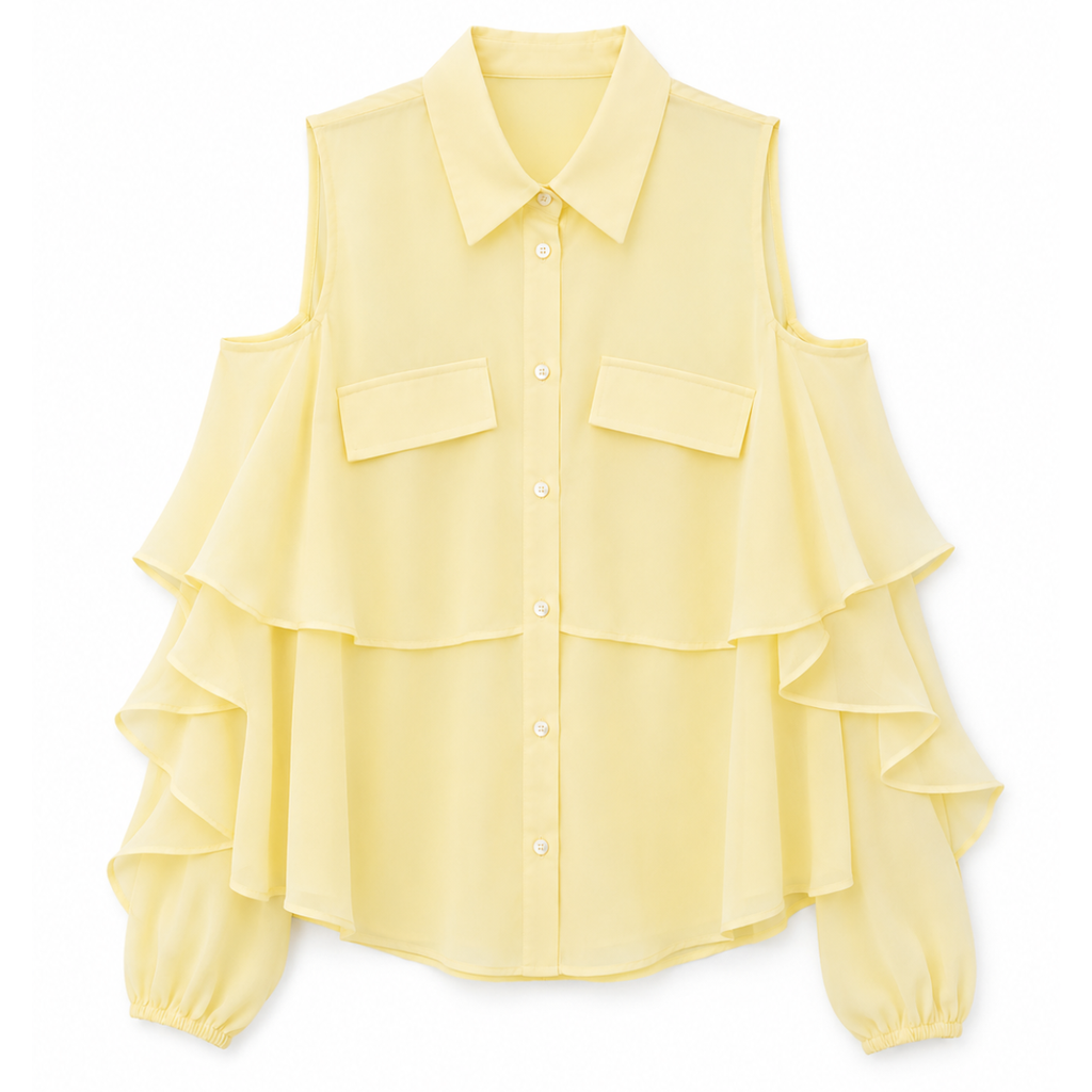 CAMICIA CON BALZE