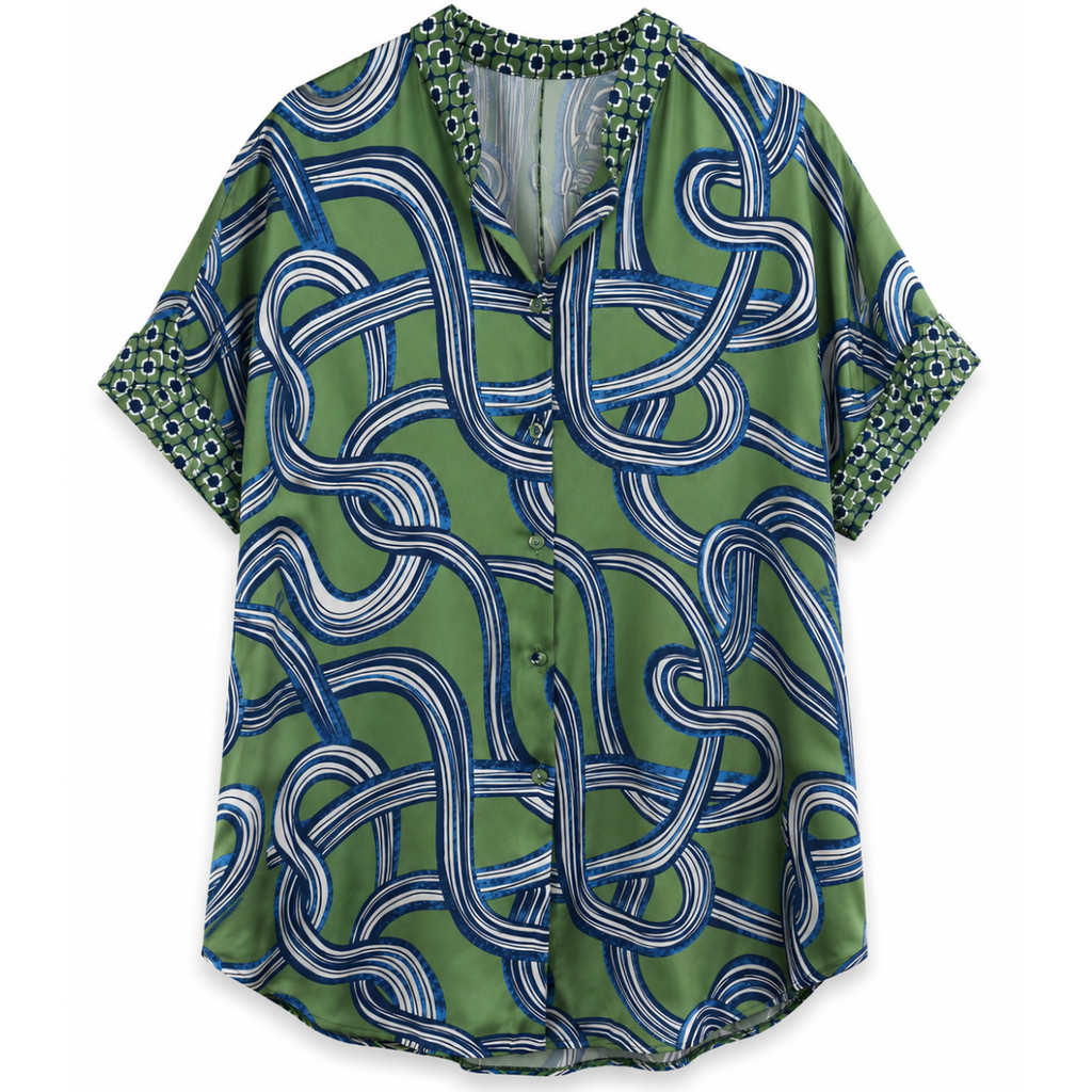 CAMICIA CON FANTASIA INTRECCIATA