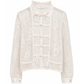 Camicia in Pizzo Modello Coreana Donna