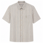 Camicia rigata manica corta