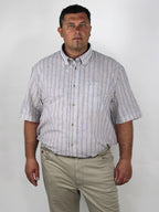 Camicia rigata manica corta