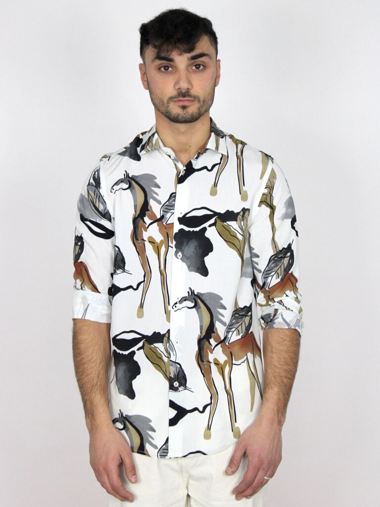 Camicia Giovane Stampata
