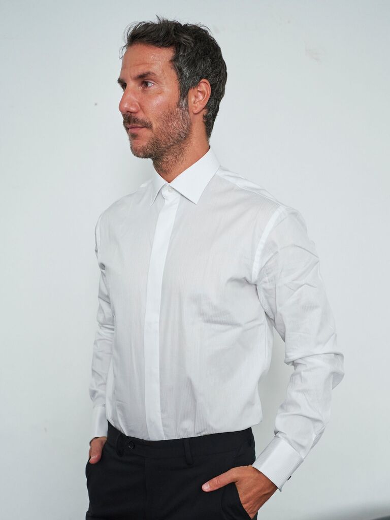 Camicia Effetto Rigato