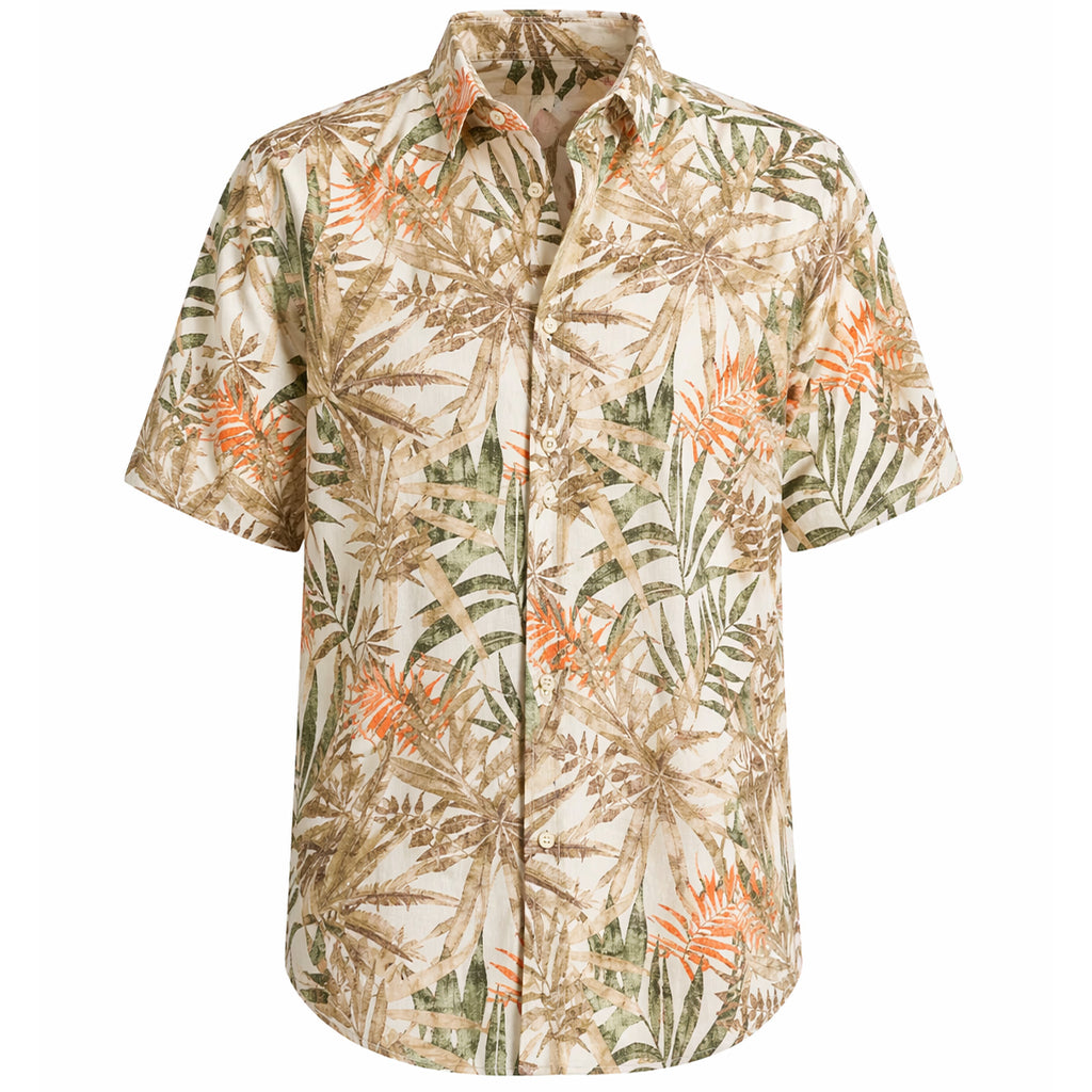 Camiciotto in Mussola a Fantasia Tropicale