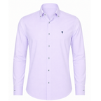 Camicia Uomo con Cuciture a Contrasto