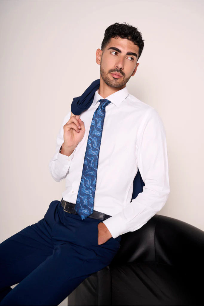 Camicia Uomo con Collo Italiano