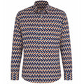 Camicia con Fantasia Geometrica