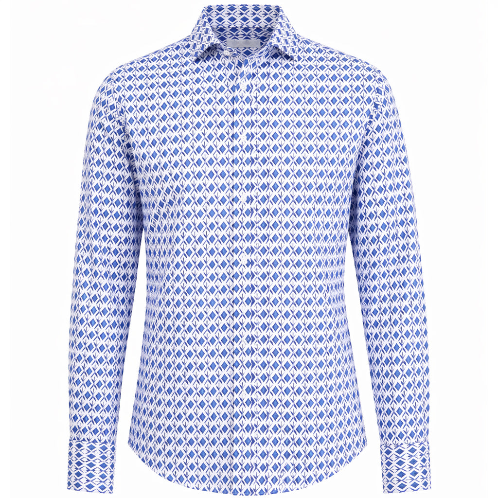 Camicia a Fantasia Geometrica