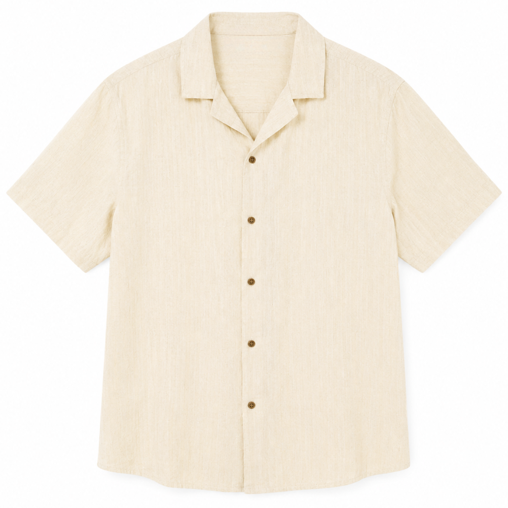 Camicia Uomo in Cotone Leggero a Maniche Corte