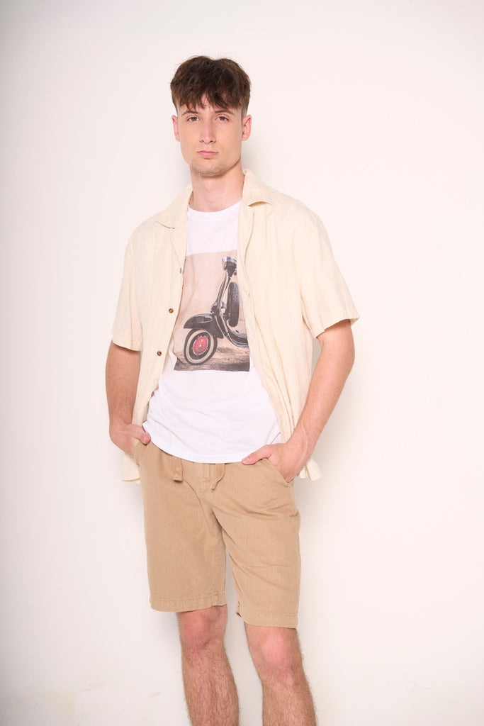 Camicia Uomo in Cotone Leggero a Maniche Corte