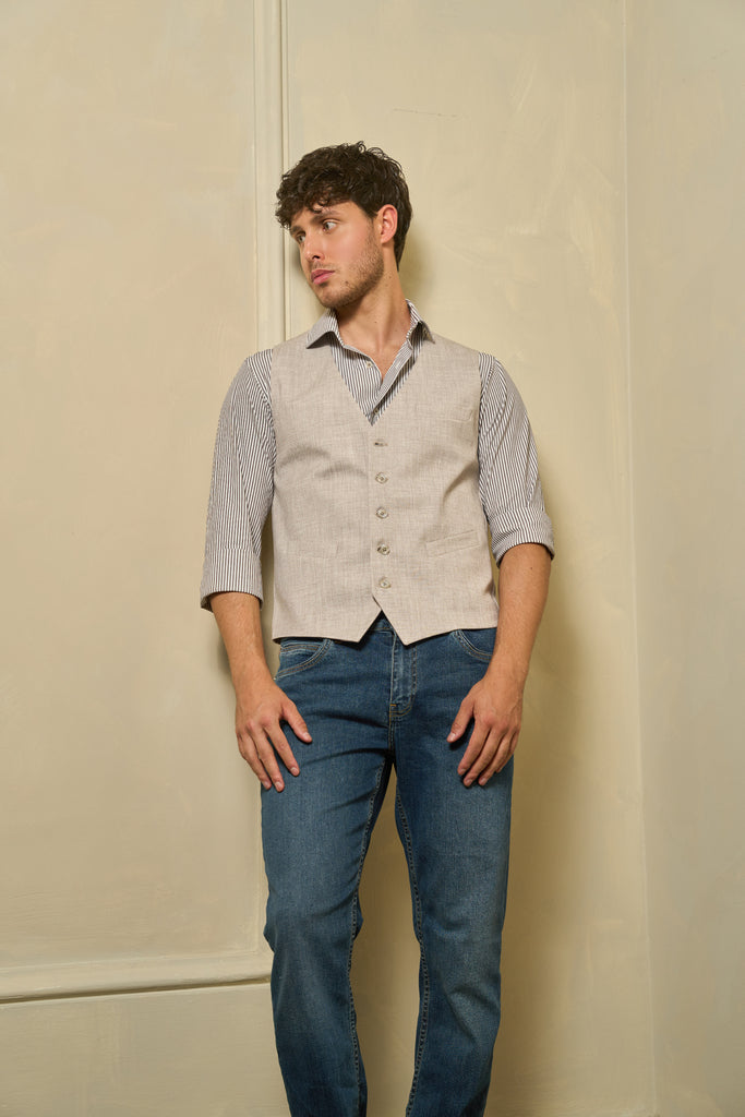 Camicia uomo a righe
