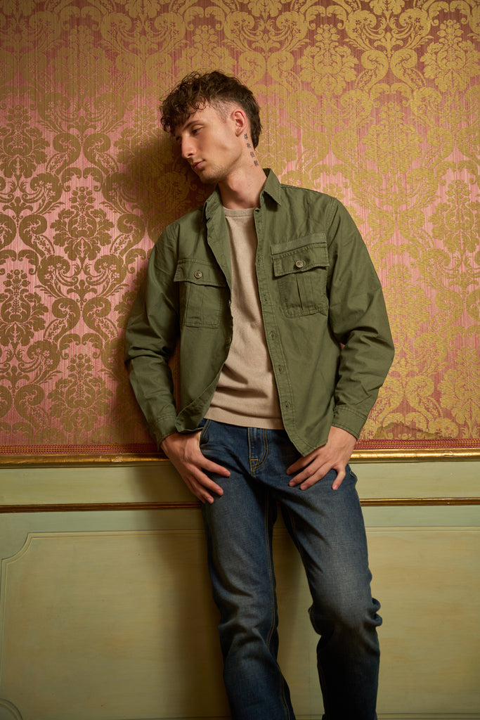 Camicia overshirt uomo