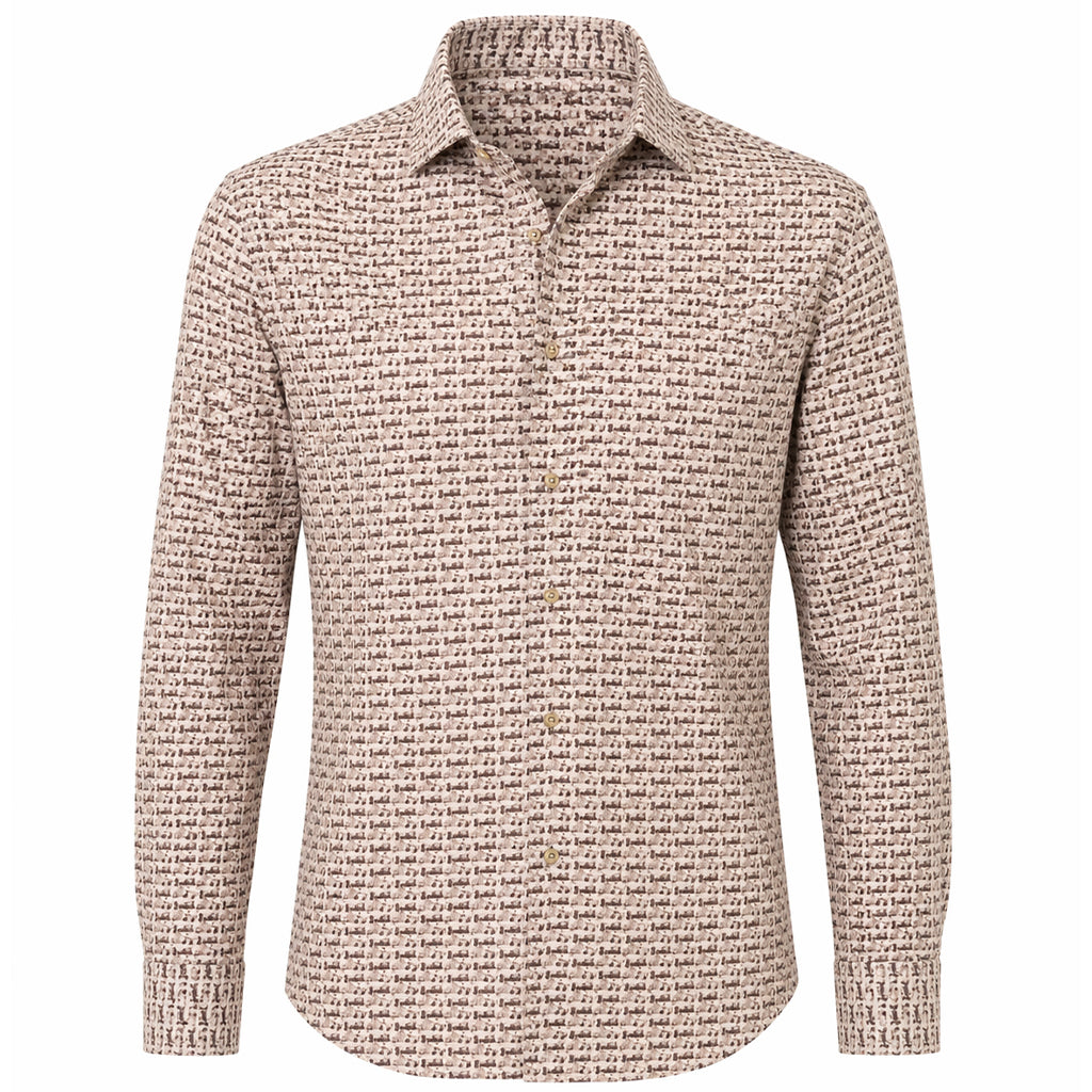 Camicia Fantasia Geometrica Uomo