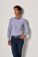 Carica l&#39;immagine nel visualizzatore di Gallery, Camicia Uomo Slim Fit a Righe
