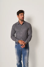 Camicia Uomo Fantasia Geometrica