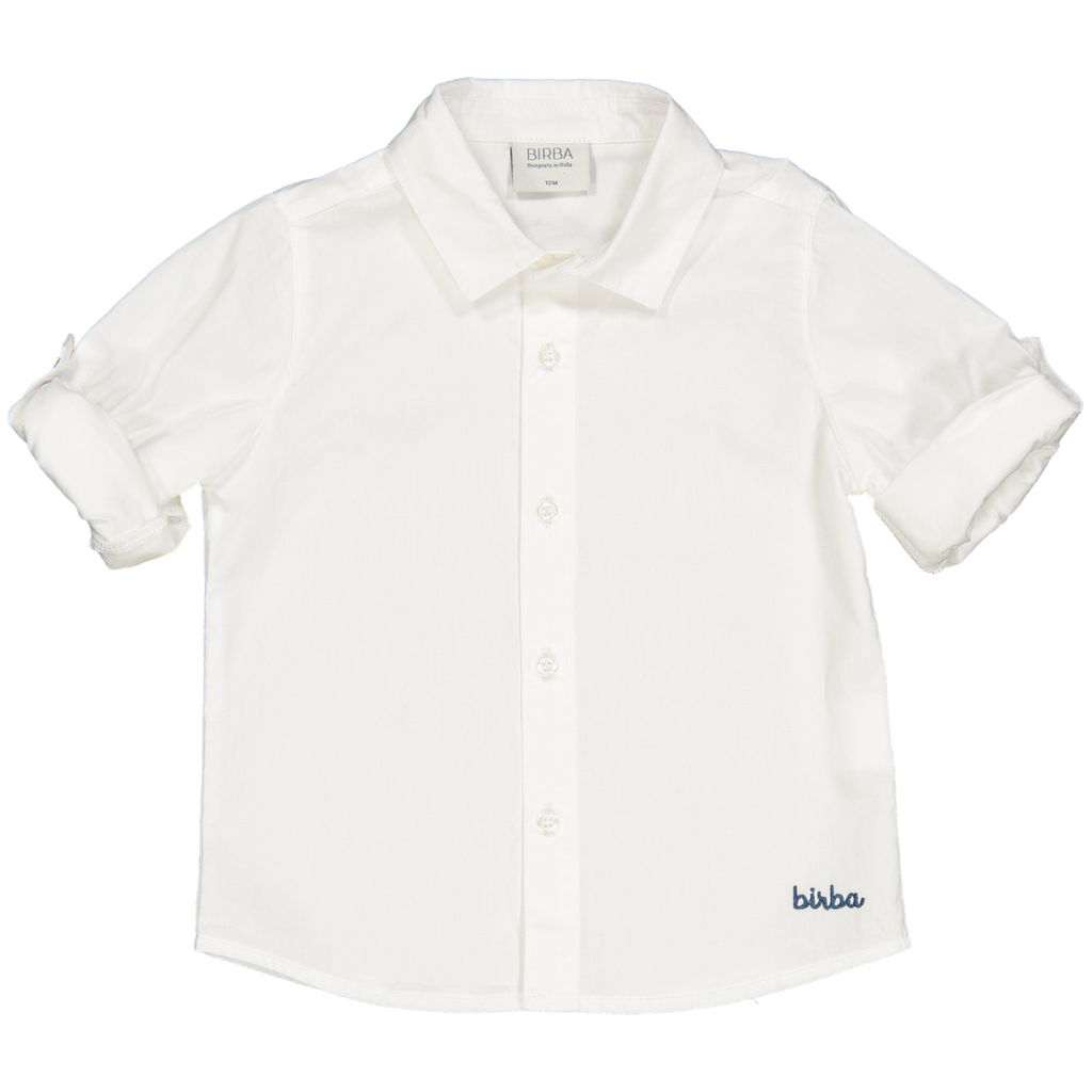 Camicia Bambino Maniche Risvoltabili