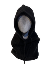 Carica l&#39;immagine nel visualizzatore di Gallery, Balaclava da donna in maglia a coste con coulisse
