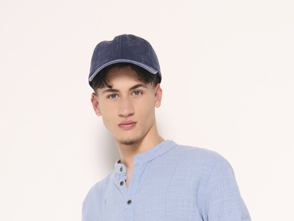 Cappellino denim casual uomo