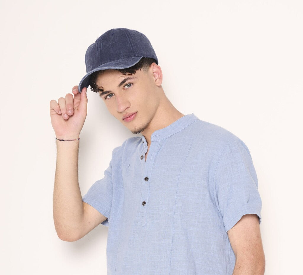 Cappellino denim casual uomo