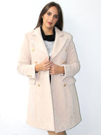 Cappotto doppiopetto lurex