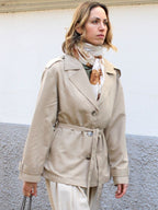 Trench con cintura