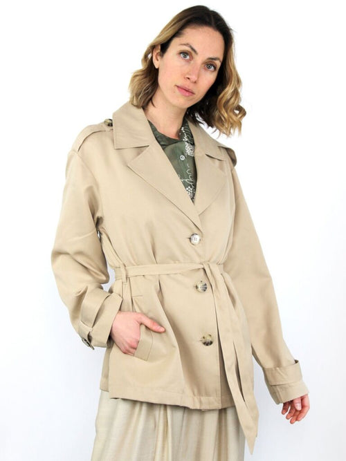 Trench con cintura