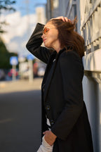 Cappotto donna monopetto