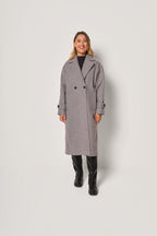 Cappotto lungo doppiopetto donna