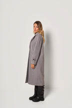 Cappotto lungo doppiopetto donna