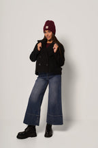 Cappotto corto doppiopetto donna