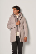 Cappotto uomo con gilet imbottito