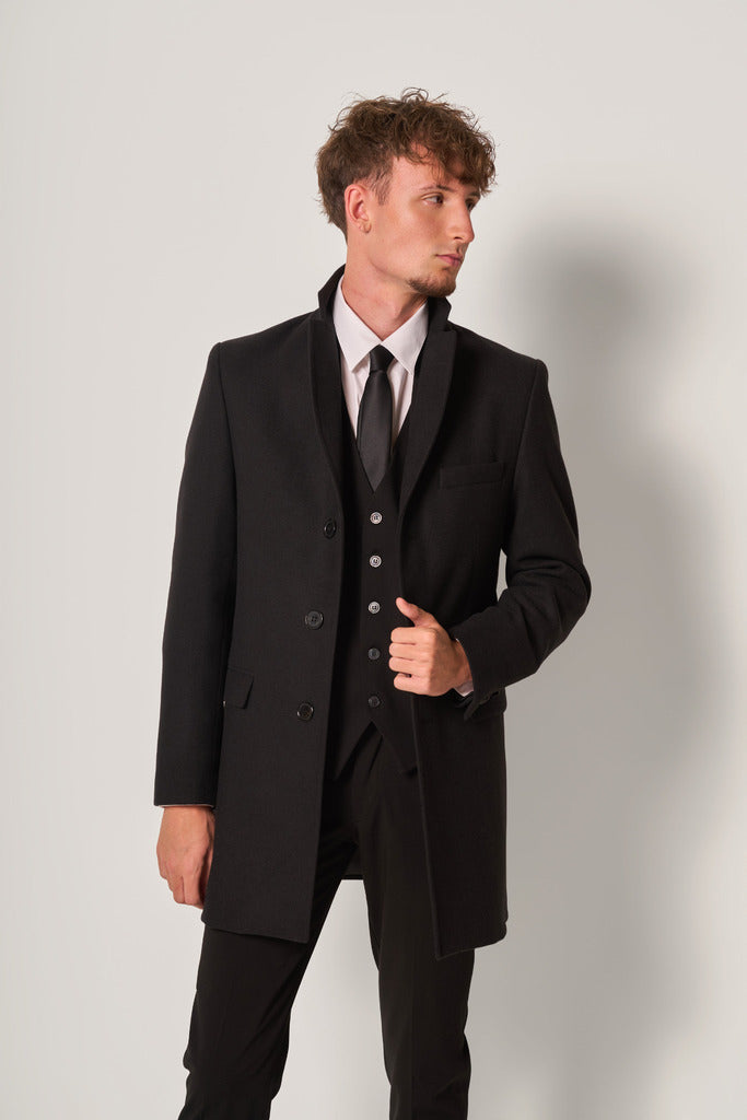 Cappotto monopetto uomo