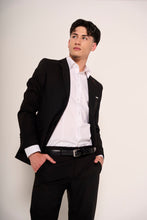 Carica l'immagine nel visualizzatore di Gallery, Cintura da uomo nera
