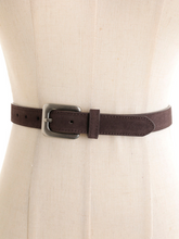 Carica l&#39;immagine nel visualizzatore di Gallery, Cintura da donna in pelle scamosciata con fibbia
