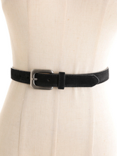 Carica l&#39;immagine nel visualizzatore di Gallery, Cintura da donna in pelle scamosciata con fibbia
