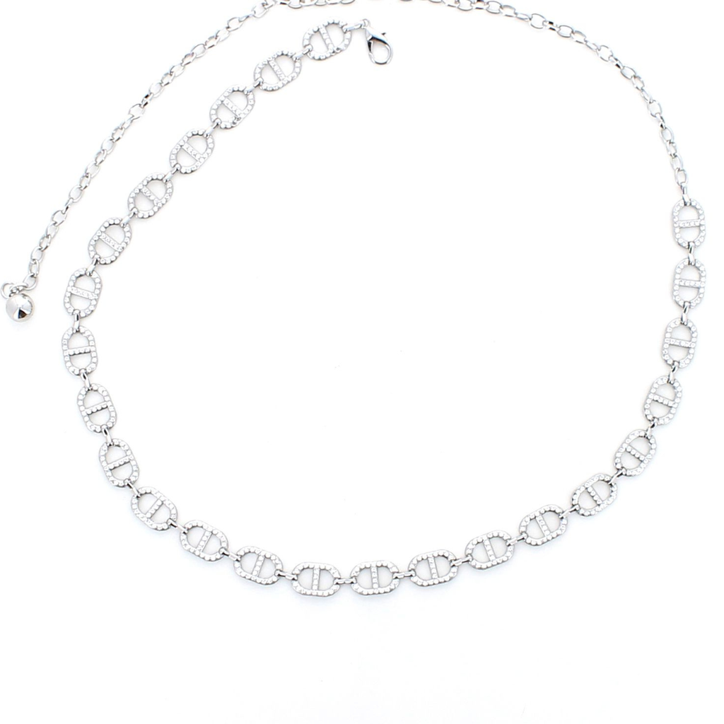 Cintura a Catena con Strass Donna