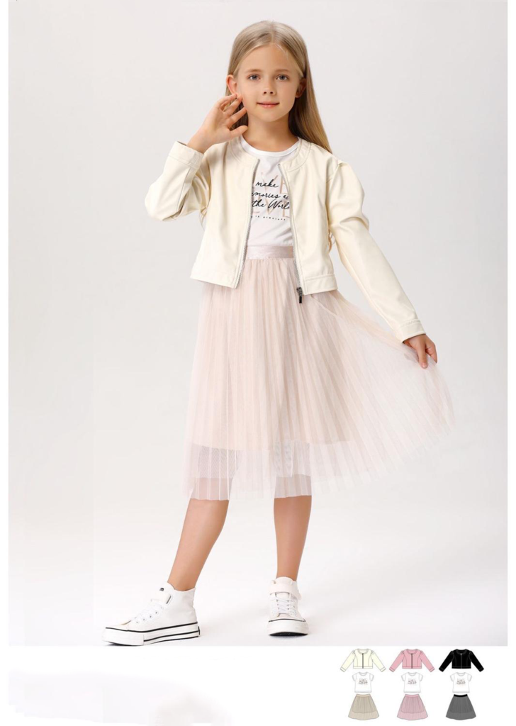 Completo da bambina 3 pezzi elegante
