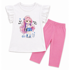 Completino da bambina volant maniche